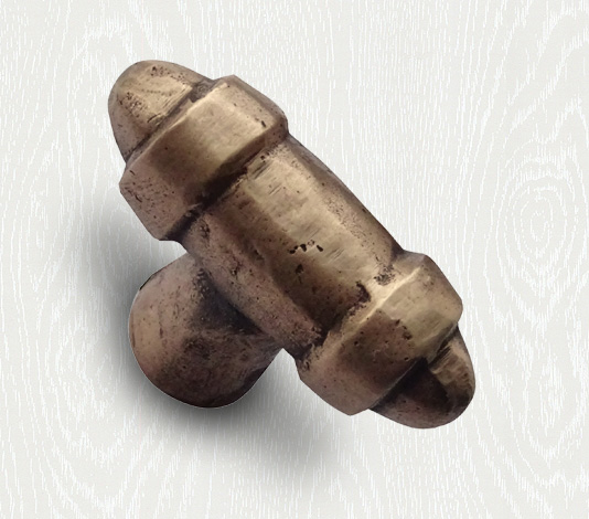 brons meubelknop landelijk meubelbeslag eitje