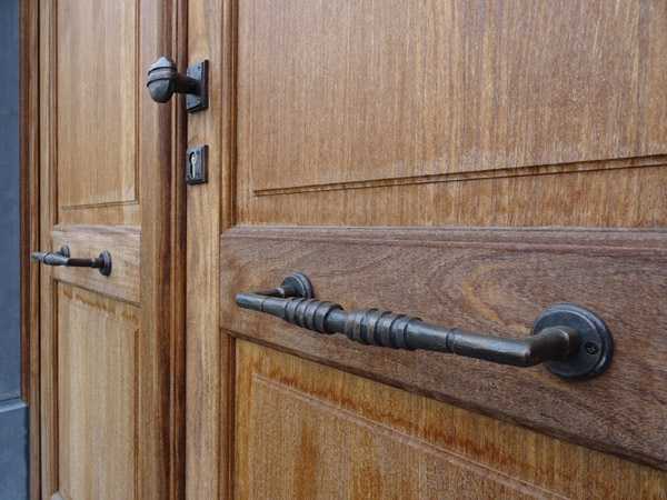 seksueel handicap Leidingen deurgreep - deurhendel - brons - deurtrekker - landelijk - retro