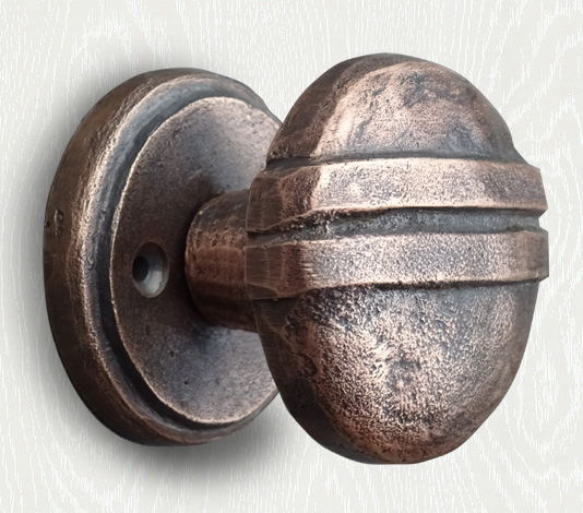 nek Grommen wijs deurtrekker-brons-deurknop-brons-antiek-landelijk-deurgreep