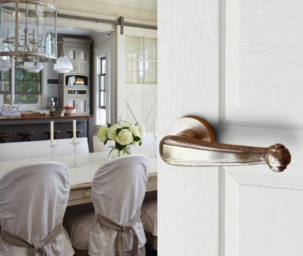 overdracht Belonend Morse code deurklink cottage - brons - deurgreep - retro - landelijk - deurtrekker  antiek